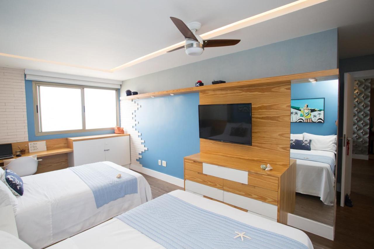 Barra Da Tijuca De Frente Para O Mar - 2 Suites Ate 6 Pessoas Em Camas Rio de Janeiro Exteriér fotografie